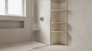 etagere angle salle de bain