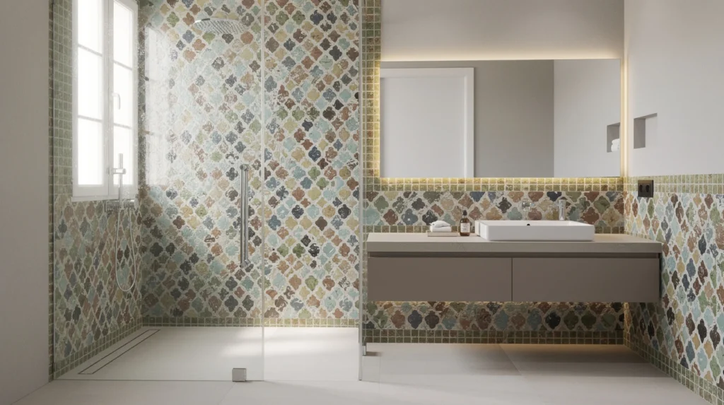 salle de bain zellige